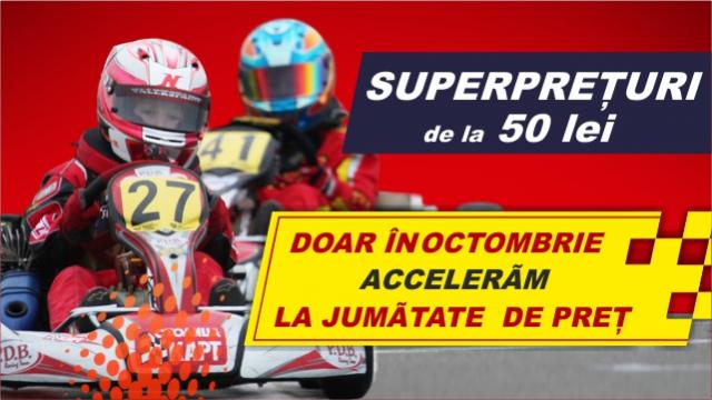 Academia de karting: Curse de karting la doar 50 lei!