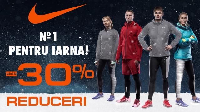 Nike: numărul 1 pentru iarnă cu reduceri de până la -30%