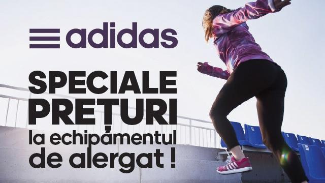 Adidas: prețuri speciale  la echipamentul de alergat!