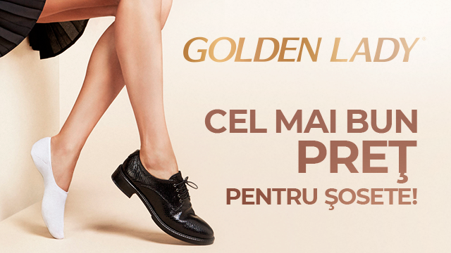 Golden Lady: cel mai bun preţ la şosete