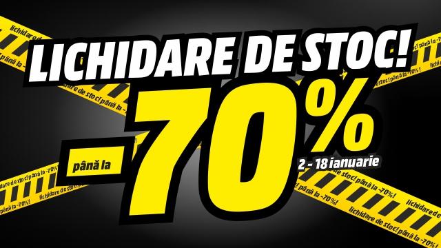 Lichidare de stoc! Reduceri până la -70%