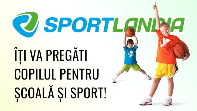 SPORTLANDIA: o nouă colecție pentru școală și sport 