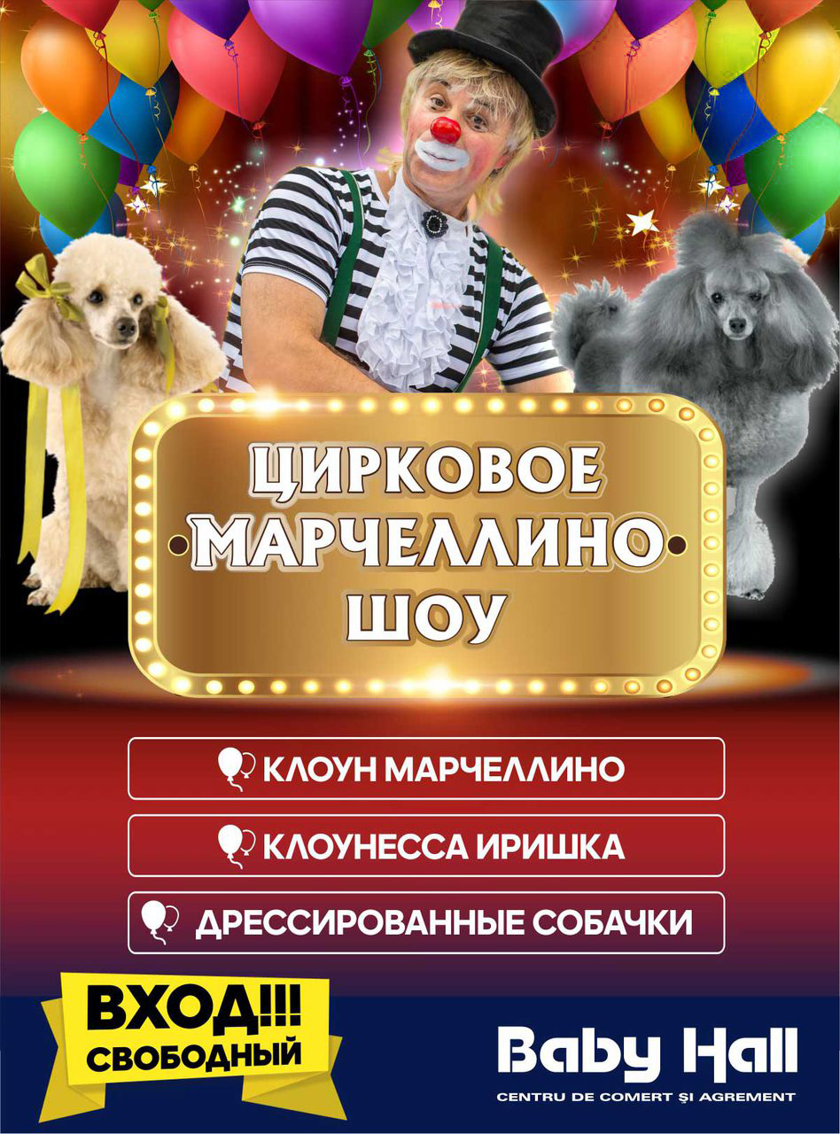 клоун, дети, школьный праздник, гранд холл, бэби холл
