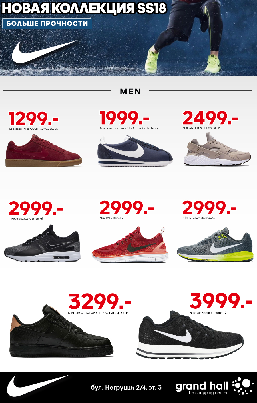 NIKE новая коллекция SS18