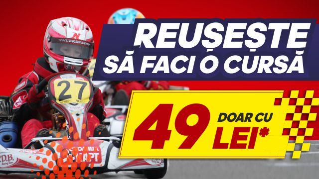 Academia de Karting: Reușește să faci o cursă la doar 49 de lei*!