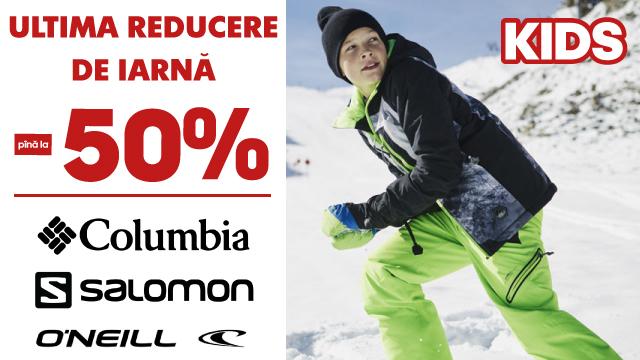 Columbia, Salomon Kids reduceri 50%