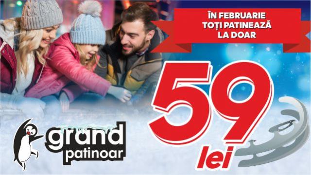 Grand Patinoar: Toți patinează la doar 59 lei