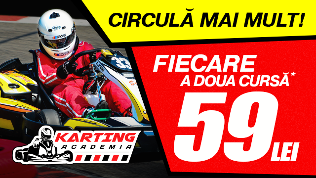 Academia de Karting: circulă mai mult!