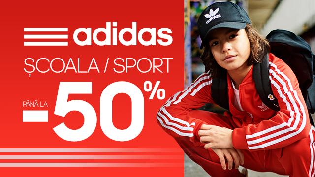 ADIDAS: vânzări la școală până la 50%