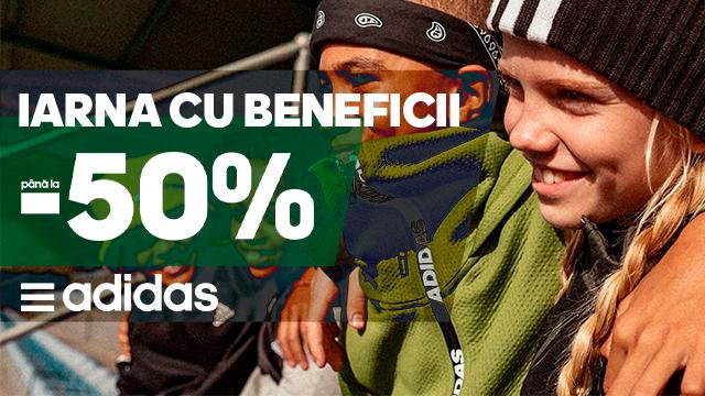 ADIDAS: iarna cu beneficii până la -50%