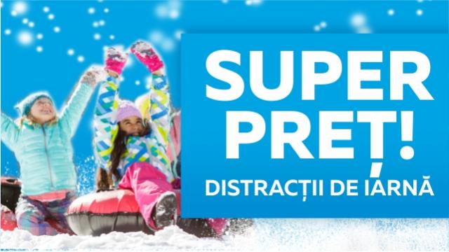 SPORTLANDIA: sănii, scutere de zăpadă și patine la super prețuri 