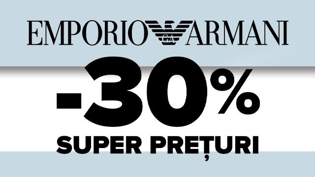 EA7 Emporio Armani: -30% la colecția de iarnă