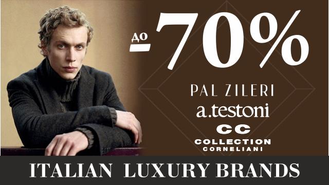 Pal Zileri, Testoni, Corneliani: reducere până la 70% la închidere
