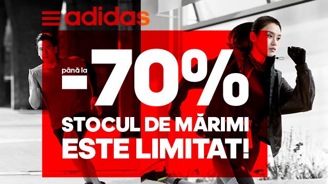 ADIDAS: reduceri până la 70%