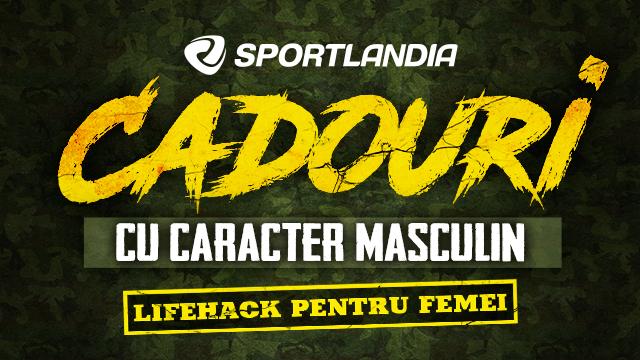SPORTLANDIA: cadouri  sportive și tehnologice pentru 23 februarie