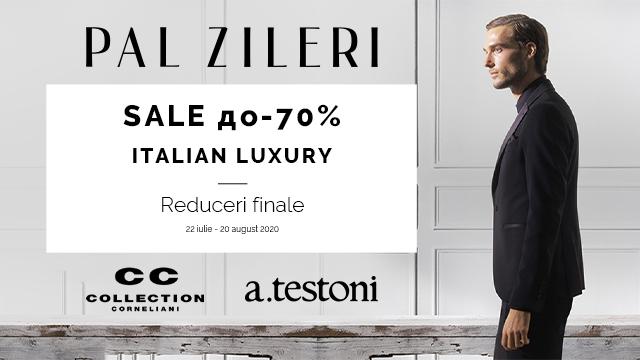 PAL ZILERI, CORNELIANI, A.TESTONI: reduceri până la -70%