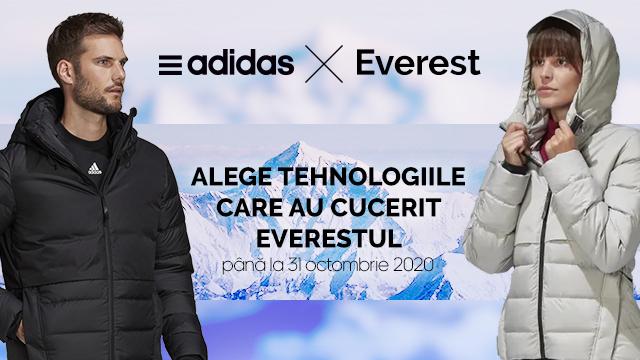 ADIDAS: alege tehnologia care a cucerit Everestul