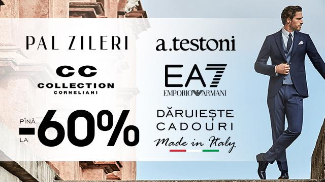 Pal Zileri: reduceri de sărbători până la -60%