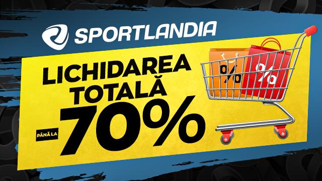 SPORTLANDIA: reduceri până la -70% 