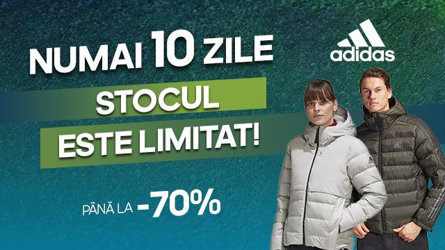 ADIDAS: lichidare cu reduceri de până la 70%