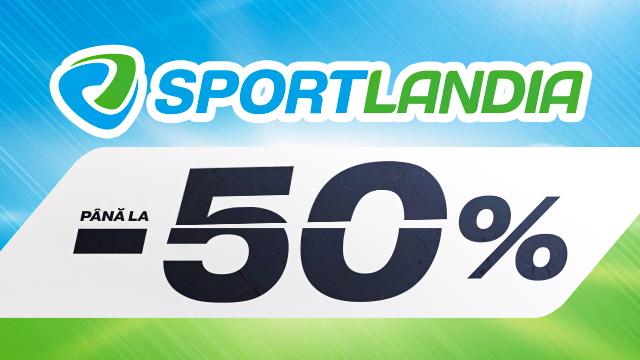SPORTLANDIA: reduceri finale de vară de până la 50% la mărcile de top 