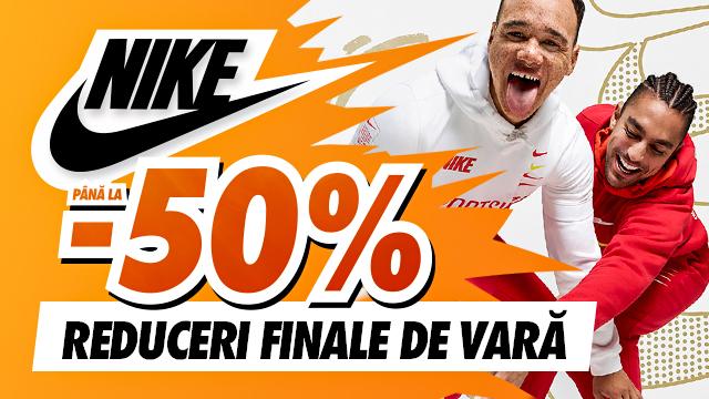 NIKE: reduceri finale de vară până la -50% 