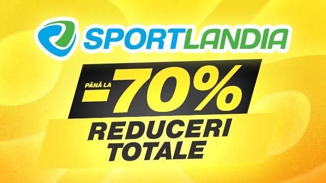 SPORTLANDIA: a început vânzarea totală cu reduceri de până la -70%! 