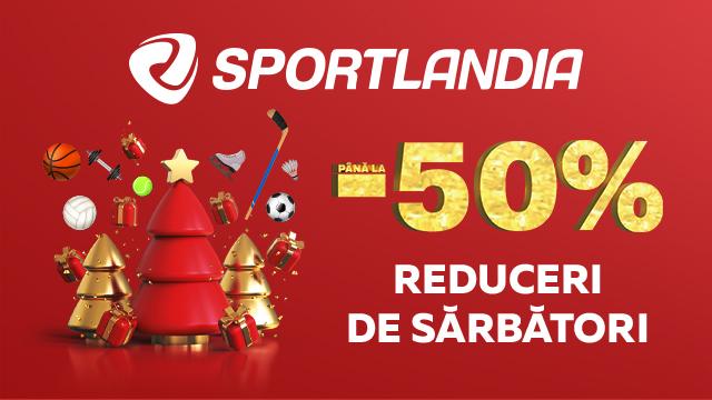 SPORTLANDIA: reduceri de Anul Nou până la -50%