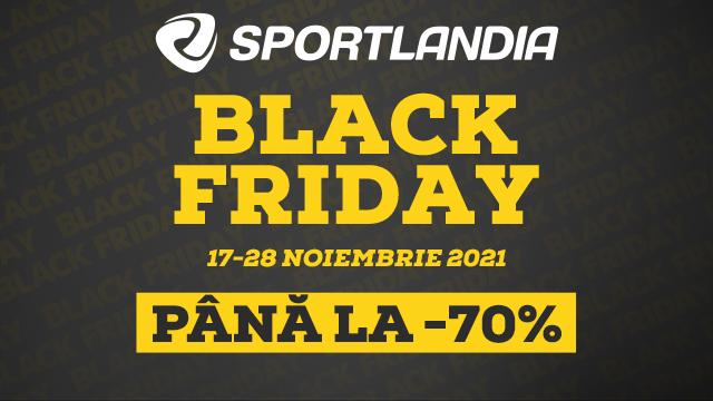 SPORTLANDIA: începe Black Friday - reduceri de până la 70%