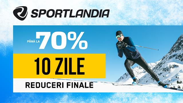 SPORTLANDIA: Grăbește-te să cumperi cu reduceri de până la -70%