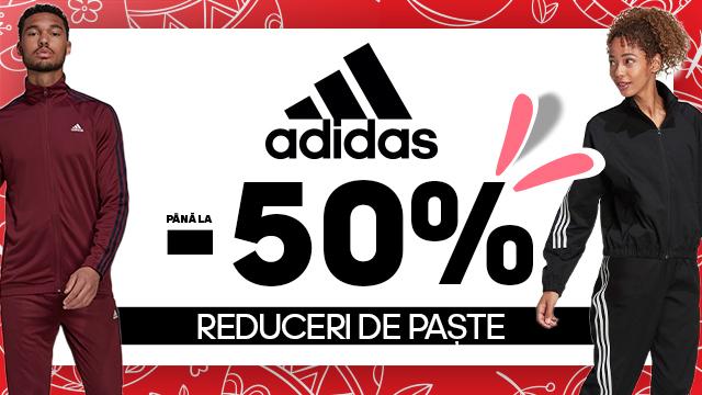ADIDAS: Reduceri de Paște până la -50%