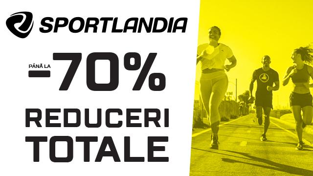 SPORTLANDIA: a început vânzarea totală cu reduceri de până la -70%! 