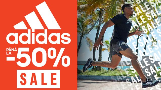 ADIDAS: reduceri de vară de până la 50%.