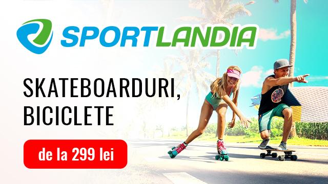 SPORTLANDIA: promoție exclusivă pentru biciclete și scutere electrice